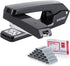 Deli/EZWORK Swing-Arm Swivel Stapler, 25 Sheets Capacity, 360 Degree Rotate Desk Staplers with 1000 Staples for Booklet or Book Binding, Black...