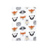 Hudson Baby Unisex Baby Cotton Flannel Burp Cloths Bundle, Woodland Faces, One Size...