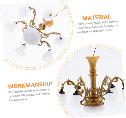Model Chandelier Mini Lamp Doll House Mini Chandelier Tiny House Chandelier Lamp Tiny House Lamp Tiny House Ceiling Lamp Dollhouse Led Chandelier ...