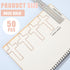 50 Pcs Large Cross Paper Clips Jumbo Funny Cute Paperclips Bookmarks Stationary Clips Marking Paper Clamps Journaling Bible Study Supplies Accesso...