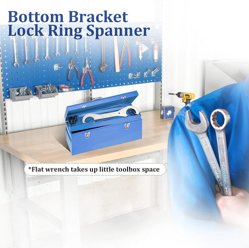 MATINA Bottom Bracket Tool, Bike Bottom Bracket Wrench, Bike Bottom Bracket Removal Tool, Double Sided Bottom Bracket Lock Wrench for Bicycle...