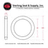 214 Buna/NBR Nitrile O-ring 70A Durometer Black, Sterling Seal and Supply (250 Pack)...