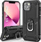 Phone Case for 13 iPhone Case iPhone 13 Phone Case for Men Heavy Duty Armor Case with Kickstand and Ring for iPhone 13 - Black......