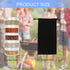 2 Sets 5 Layers Clear Plastic Portable Spice Jars, Spice Salt and Pepper Set for Outdoor Cooking, Car Camping, Traveling, Barbecuing,Stackable Sto...