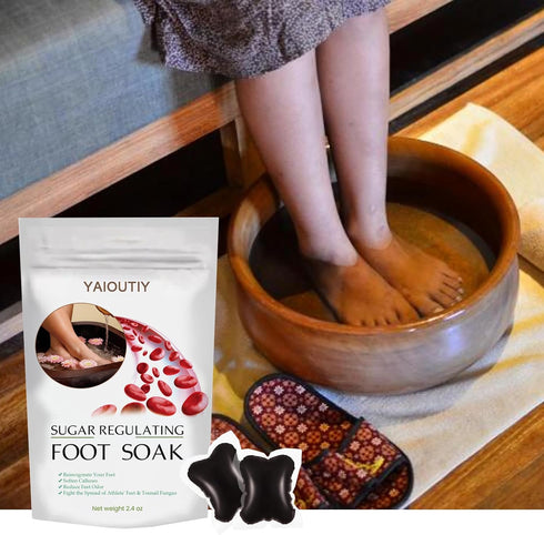 Herbs Cleansing Foot Soak Beads, Moisturizes The Skin and Relieves Fatigue, Sugar Regulating Foot Soak, Natural Herbal Foot Cleansing Soak Beads (...