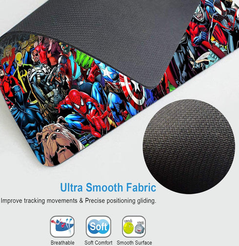 Desktop Anti-Skid Mouse Pad, Beautiful and Colorful Animation Design Mouse Pad, Perfect Office, Work and Home Computer Accessories (Animation 9)...