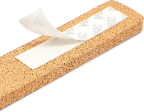 6 Pack Cork Board Strips for Walls - Adhesive Bulletin Board Bar Strips, 12x1.5 inch, 0.8 inch Thick - Natural Cork Boards for Office, Home, Class...