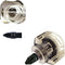 2in1 Short Stubby Mini Screwdriver for tight spots, Cellulose Acetate Fiber Made Handle, Double-headed High Hardness S2 Steel Bits, Exquisite EDC...