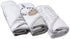 Spasilk Baby 3 Pack Soft Terry Hooded Towel Set for Newborn Boys and Girls, Grey Zebra...