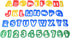 R&M International Alphabet and Number 1.5" Cookie Cutters, 36-Piece Bucket...