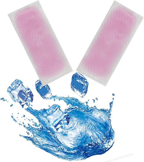20 Sheets Fever Cooling Gel Patches, Cooling Forehead Strips Cooling Gel Sheet for Relieve Headache, Toothache Pain, Drowsiness, Fatigue, Refreshi...