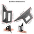 Sumnacon 3D Measuring Ruler Set of 2 45/90 Degree Layout Measuring Tool for Drawing Angle Line Aluminum Alloy Square Ruler for Woodworking Precise...