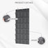HAKACC Shoe Rack for Closet, 24 Pocket Gray Shoe Organizer Over-the-Door Storage Sturdy Closet Rack Hangers for Shoes Sneakers...