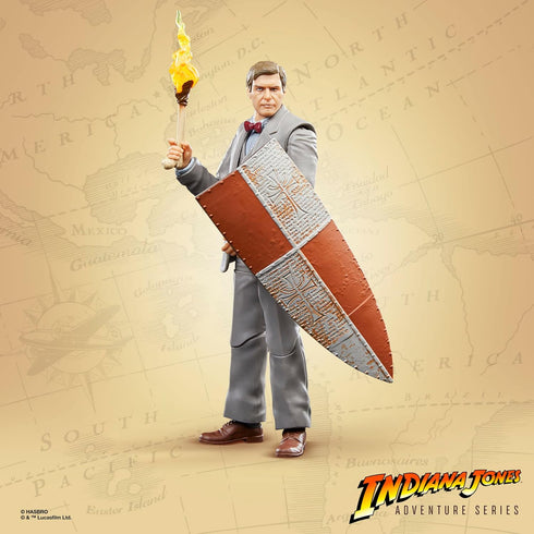 Indiana Jones Adventure Series: Indiana Jones and the Last Crusade, Indiana Jones (Professor) Toy, 6-Inch Action Figures, Kids Ages 4 and Up...