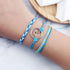 9Pcs Surfer Wave Bracelets for Teen Girls Summer Bracelets Beach Bracelets for Women Adjustable Waterproof Handmade String Bracelets Surfer Bracel...