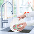 Kcldeci 3 Pack Kitchen Scrub Sponges Rose Plaid Tartan Kitchen Dish Sponge Non-Scratch Microfiber Sponge for Household Cleaning Dishes, Pots and P...