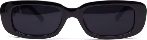 Rectangle Sunglasses for Women Trendy Retro Fashion 90s Sunglasses UV 400 Protection Square Frame Eyewear...