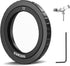 NEEWER T Ring with M42 Threads Compatible with 35mm Canon EOS Cameras & Telescopes, Lens Adapter Ring for EOS-1V 1N 5D Mark IV 6D Mark II 80D 70D ...