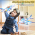 Airplane Toys for Toddlers, Musical Plane Toy for Toddlers, Bump & Go Action Airplanes Toy with Flashing Lights & Sounds, Christmas Birthday Gift ...