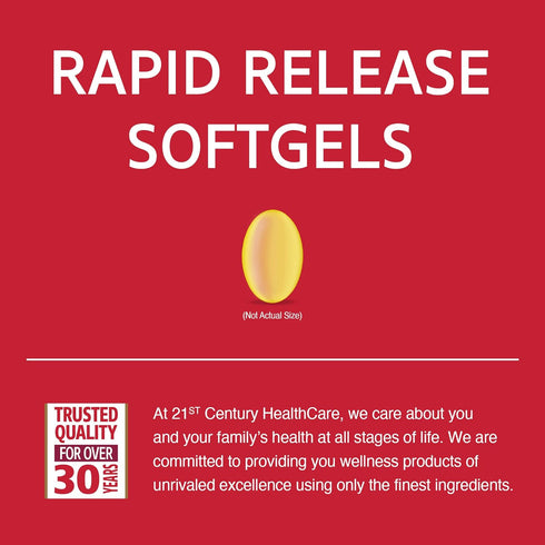 21st Century D3 1000 IU Softgels, 250 Count (27415)...