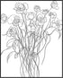 Posterizer 1 pcs-black and white-minimalist drawing style-line art chic flowers-Floral & Botanical Art-Abstract & Modern Art-Decor for Home & Offi...