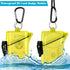 8 Pack Waterproof ID Card Badge Holder Case Multicolour ID Holder Waterproof Card Holder for Swimming with Lanyard and Keychain for Id Badges Cred...