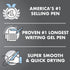 PILOT Pen G2 Gel Ink Refills For Rolling Ball Pens, Fine Point, 0.7mm, Black Ink, 12-Pack...