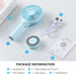 Handheld Fan Portable, Mini Hand Held Fan with USB Rechargeable Battery, 3 Speed Personal Desk Table Fan with Base...