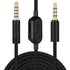 Replacement Audio Cable for G433 Headphones,Aux Cord Braided Wire with Volume Control &Mic Mute Compatible with Logitech G Pro X G Pro G233 Gaming...
