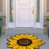 Extra Large Sunflower Welcome Doormat 29.5" x 29.5" Non Slip Area Rug Summer Decorative Floral Mat for Kitchen, Bathroom, Bedroom, Living Room, In...