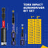 21Pieces T7-T40 Security Torx Screwdriver Bit Set,Impact Tough Magnetic Torx Head Power Bits, S2 Alloy Steel Star Bit with Impact Magnetic Bit Hol...