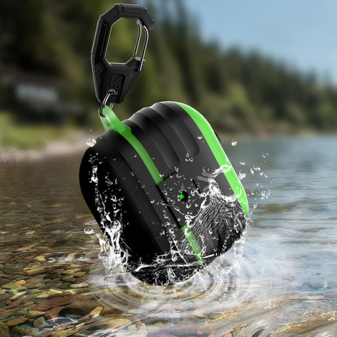 Airpods 3 Case, KMMIN Waterproof AirPods 3rd Generation Case with Premium Carabiner, Hard Shell Case for AirPods 3rd Generation, Compatible Wirele...