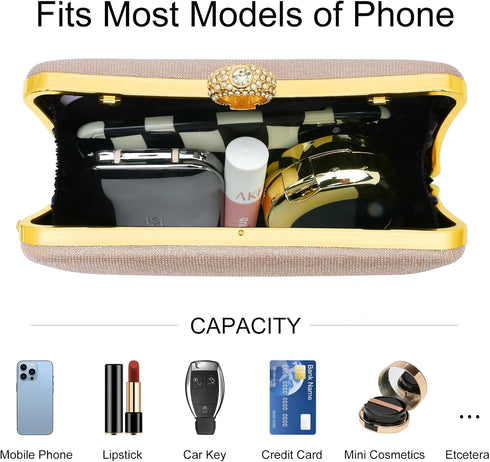 Clutch Purses for Women Wedding Women's Evening Handbags Evening Bag for Formal Party Prom Evening Clutch...