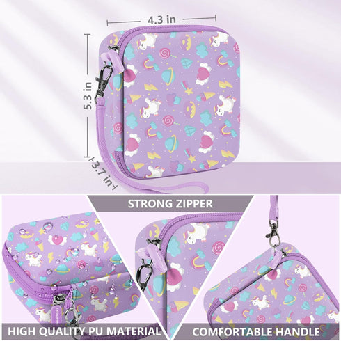 Leayjeen Kids Camera Case Compatible with ESOXOFFORE/Dylanto/GKTZ/HiMont/CAMCLID Kids Camera Instant Print for Holiday Gifts and Birthday Gifts fo...
