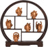 BRABUD 6pcs Resin Statue Laughing Buddha Statue Lucky Happy Buddha Figurines Feng Shui Decoration (2.5'' Gold)...