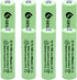 AA 600mAh 1.2V NiMH Rechargeable Batteries for Solar Light,Solar Lamp,Garden Lights Green(8 PCS)...