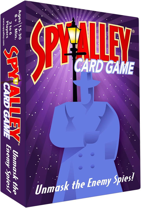 SPY ALLEY CARD GAME: SECRET INTRIGUE for Kids and Adults Ages 8 and Up, Reimagined Spy Game for 2-6 Players, Mystery Games, Family Games for Kids ...