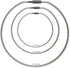 Lucky Line Threaded Locking Key Rings 6", (79605), Silver...