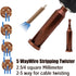 Twisting Wire Tool Set, 3 Way/ 5 Way Tool Stripping Wire and Wire Tool Cap Twisting with 1/4" Chuck (Red), Stripper Wire and Twister, Connector Tw...