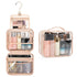 CUBETASTIC Clear Toiletry Bag for Women, Small Travel Bag with 360° Hanging Hook Clear Makeup Bags for Travelling Portable Cosmetic Organizer Case...