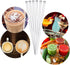100 Pieces Ball Head Stirrer Disposible Plastic Round Top Crystal Swizzle Sticks, Crystal Cake Pops, Cocktail Coffee Drink Stirrers (Clear)...