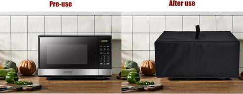 Microwave Oven Grill Cover Waterproof Heat-Resistant Dust-proof Protectivem Cover Case for Farberware Countertop Microwave 1000 Watts,1.1 cu ft/BL...