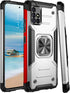 IKAZZ for Galaxy A51 4G Case with Screen Protector,Dual Layer Soft Flexible TPU and Hard PC Anti-Slip Full-Body Rugged Protective Phone Cover with...
