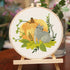 XM-GENYUE 3 Sets Cat Embroidery Starters Kit with Pattern for Beginners, Full Range of Stamped Cross Stitch Kit Set with Embroidery Hoop Cloth Thr...