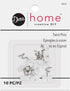 Dritz Home 9023 Twist Pins with Clear Heads (10-Piece)...