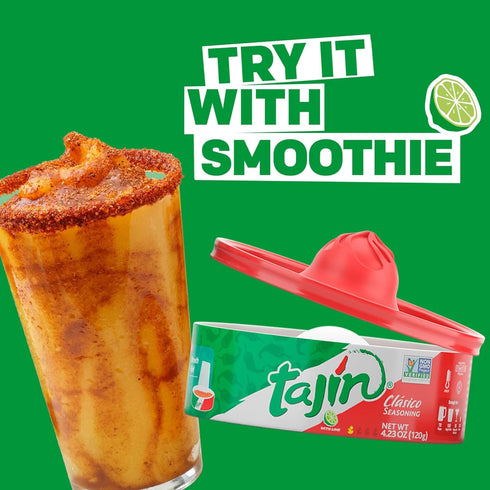 Tajin Clásico Chile Lime Seasoning Rimmer 4.23 oz (Pack of 2)...
