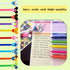 10pcs Mouse Head Character Ears Pens Set, Retr ctable Ballpoint Pen, Multi Color Jumbo Autograph Princess Pencil Signature Office Desk Stationary ...