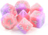HD Polyhedral Dice Sets D&D Dice for Dungeon and Dragons RPG Role Playing Games MTG Pathfinder Table Top Games 7 Dice Set Bubble Gum...