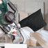 Black Dust Collection Bag for Miter Saw 255 Model with Zipper and Wired Adjustable Stand, Dust Collector Bags for Miter Saw, Tank Belt Sander, Edg...