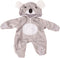 Gotz One Piece Koala Bear Costume Pajama Sleeper with Padded Feet, Paws and Hood with Ears for 12-13" Baby Dolls...